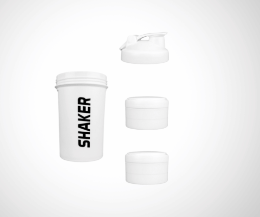 ⁦Shaker + 2 compartiments 500mL Printed⁩ - الصورة ⁦2⁩