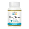 Zinc Citrate 50 mg 60 Comprimés – 21st Century