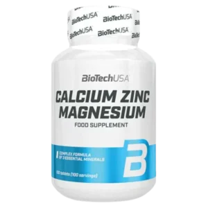 Calcium Zinc Magnesium 100 Tablets (50 Servings)