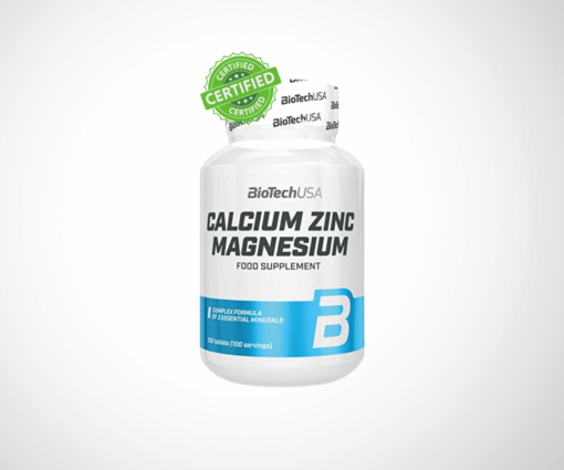 Calcium Zinc Magnesium 100 Tablets (50 Servings)