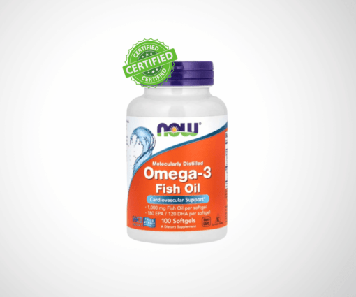 Omega 3 Fish Oil 1000mg 100 Softgels (50 Servings)