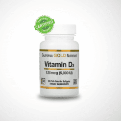Vitamin D3 125mcg 5000 IU 90 Softgels California GOLD Nutrition