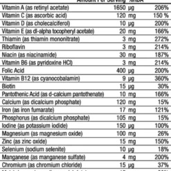 Alternative view of One A Day Multivitamin 100 Tablets – BioTechUSA