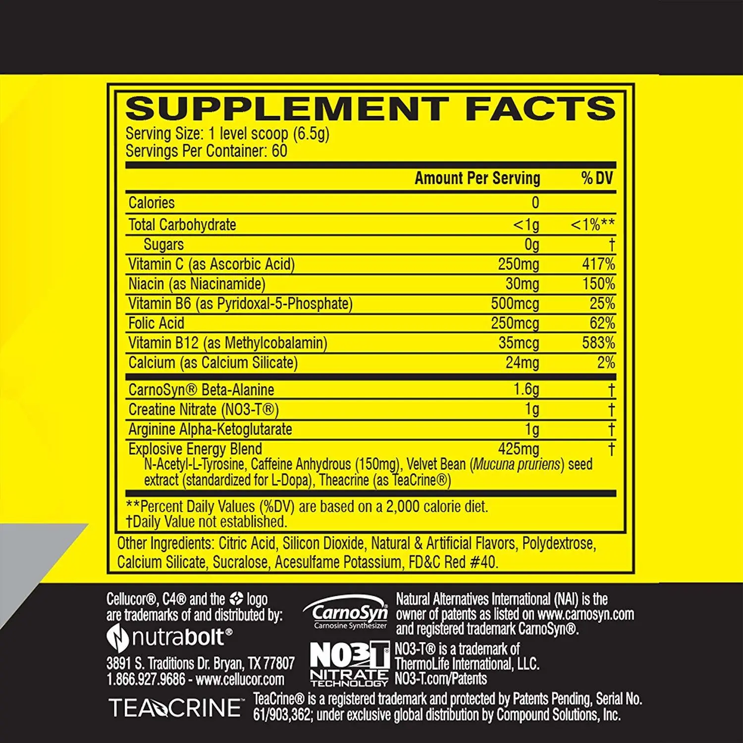 C4 Original 60 servings - Cellucor - الصورة 2