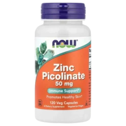 Zinc Picolinate 50mg 120 Veg Capsules (120 Servings)