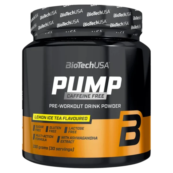 Pre Workout Pump Sans Caféine 330g (30 Servings) - BioTechUSA