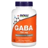 GABA 500mg + Vitamine B6 200 Veg Capsules - NOW FOODs