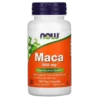 Maca 500 mg – Énergie, Équilibre Hormonal & Vitalité | 100 Veg Capsules – NOW Foods