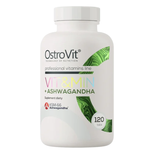 VIT&MIN + Ashwagandha 120 tablets - OstroVit