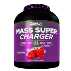 Protein supplement with strawberry flavor