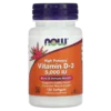 Vitamin D-3 High Potency 5,000 IU 120 Softgels - NOW Foods
