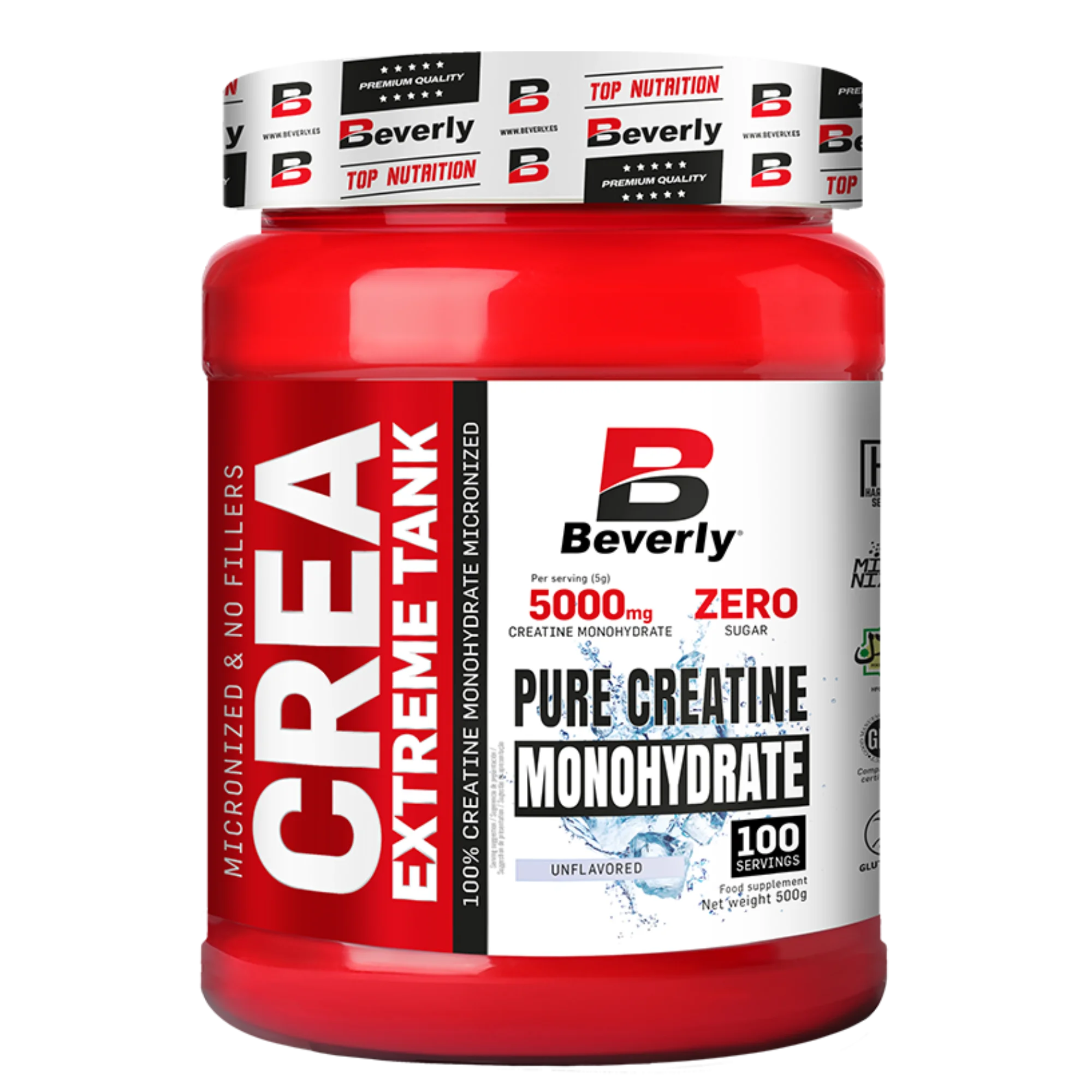 Crea Extreme Créatine 500 g (166 serving) – Beverly