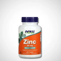 Zinc 50 mg 250 Tablets - NOW Foods