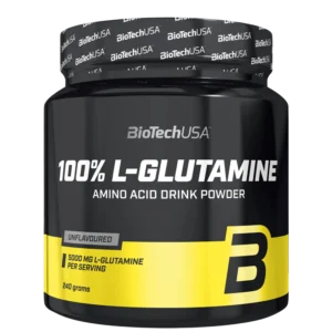 BioTechUSA 100% L-Glutamine 500 g Glutamine Pure en Poudre