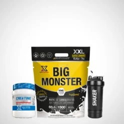 Pack HX Big Monster XXL 7kg – HX CREATINE MONOHYDRATE 300g – Smart shaker