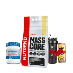 Pack Mass Core Boost – Mass Gainer + Creatine + Shaker + Energy Drink