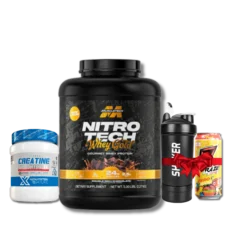 Pack NitroTech Whey Gold + Creatine – Force & Masse Musculaire