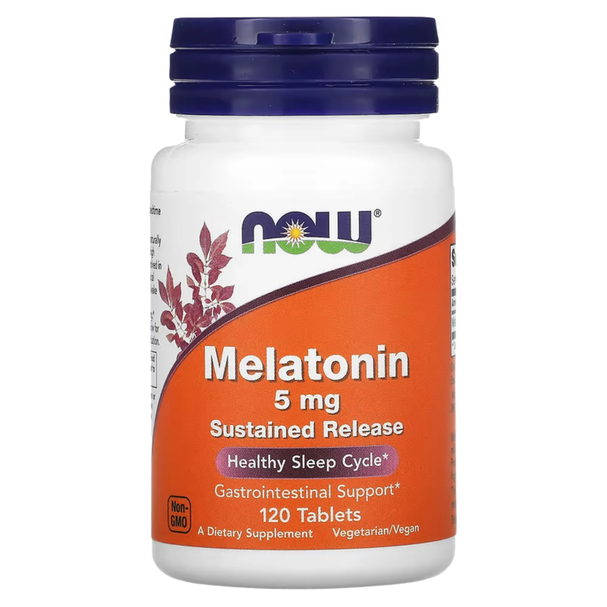 Melatonin 5 mg Sustained Release 120 Tablets – NOW Foods