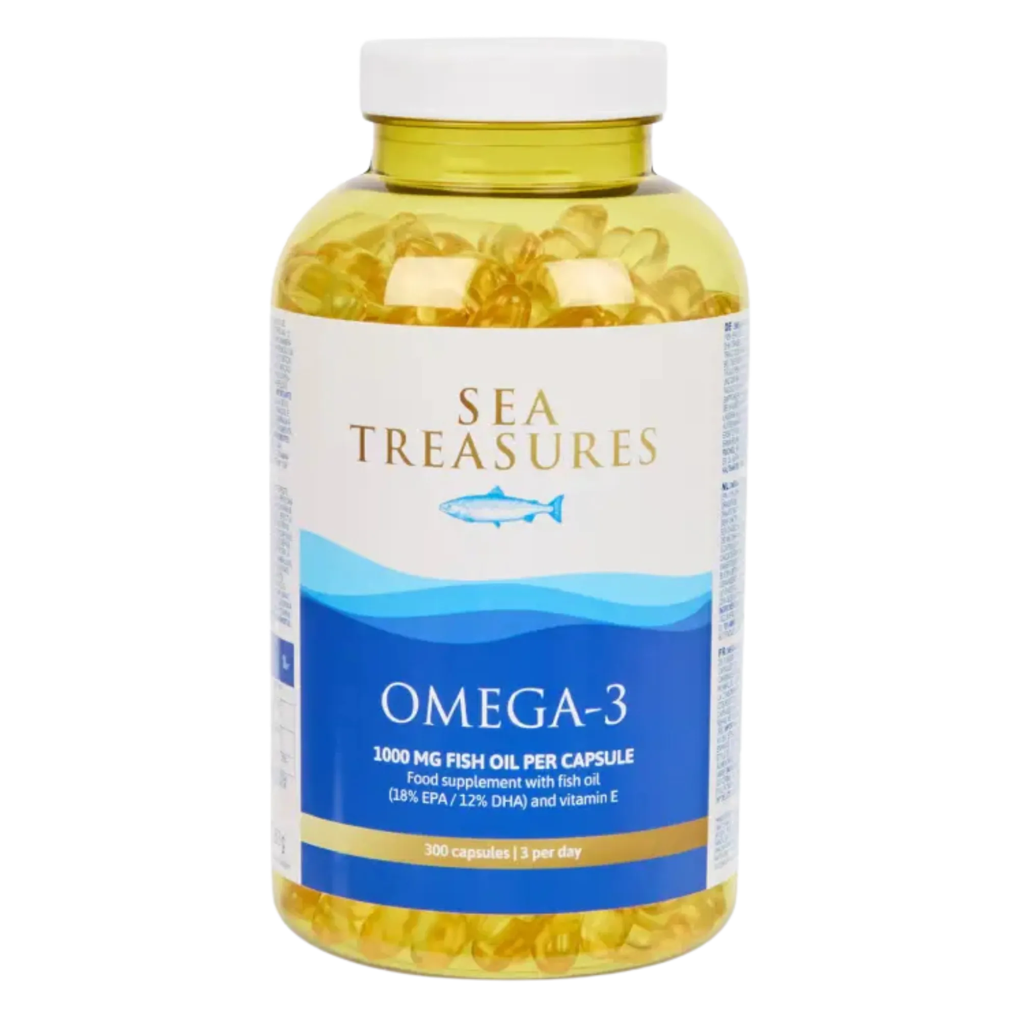 Omega 3 1000mg – 300 Capsules | Sea Treasures