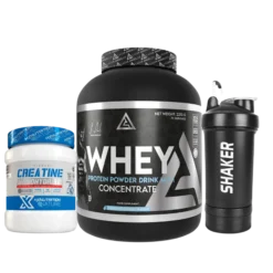 Pack Masse & Performance – Whey Lazar Angelov + Creatine HXNutrition + Smart Shaker