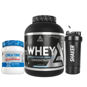 Pack Masse & Performance – Whey Lazar Angelov + Creatine HXNutrition + Smart Shaker