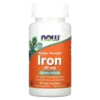 NOW Foods Iron 36 mg – 90 Veg Capsules