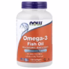 Omega 3 Fish Oil 1000mg 180 Softgels – NOW Foods | Heart & Brain Support