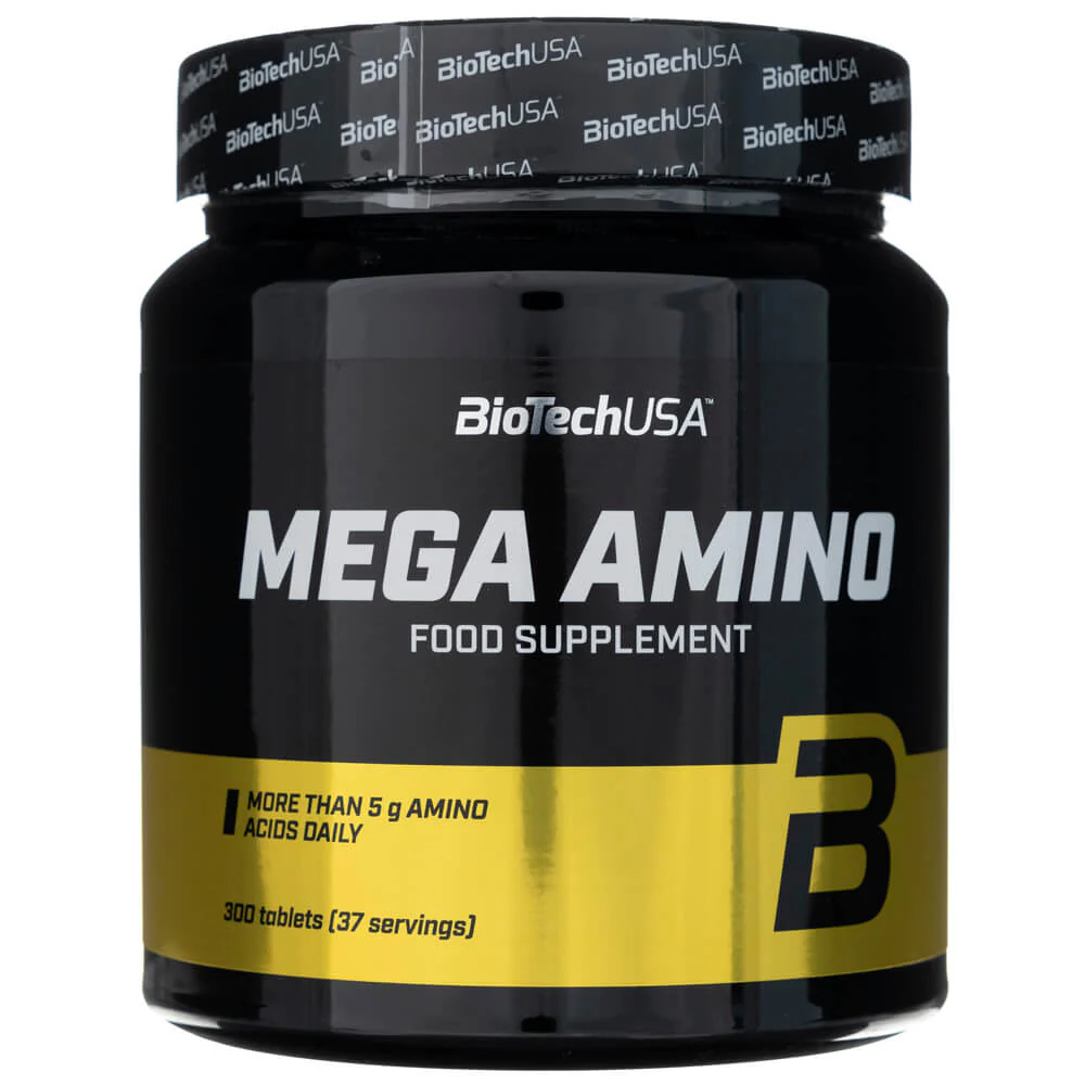 Mega Amino 300 Tablets – Acides Aminés & Récupération | BioTechUSA