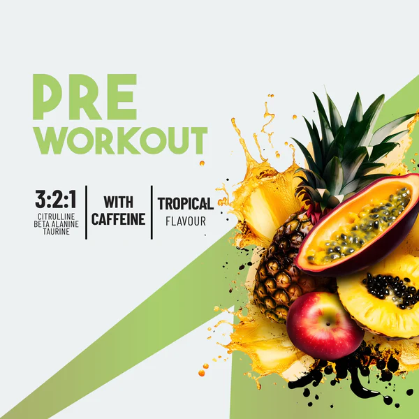 Pre Workout Tropical 400g – Accelerate Nutrition - الصورة 2