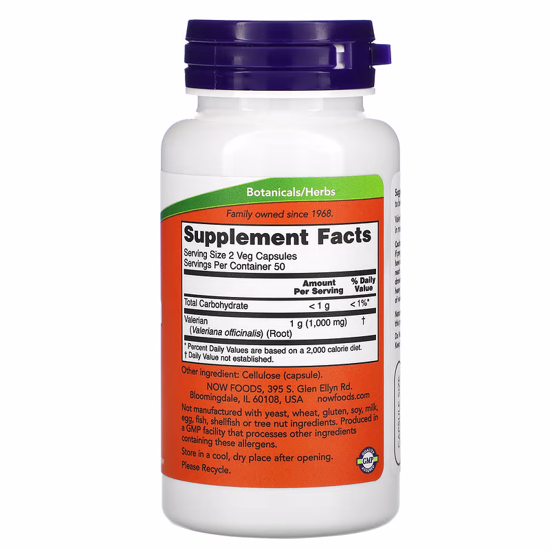 NOW Foods Valerian Root 500 mg