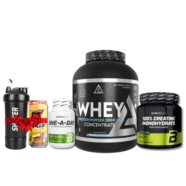 Muscle Growth Pack Whey Protein Lazar Angelov Creatine Multivitamin