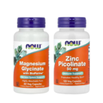 Pack Magnésium Zinc NOW Foods Recovery Immunity