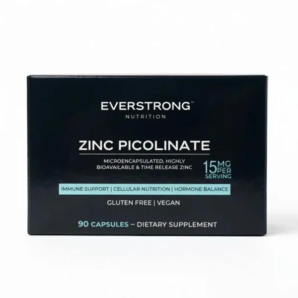 Zinc Picolinate 90 Capsules EVERSTRONG 15 mg