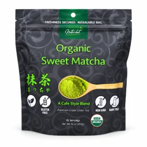 Nutri-hut Organic Sweet Matcha 454 g front